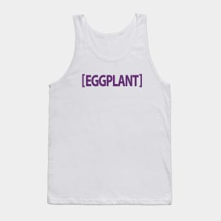 Eggplant Emoji Dad Tank Top